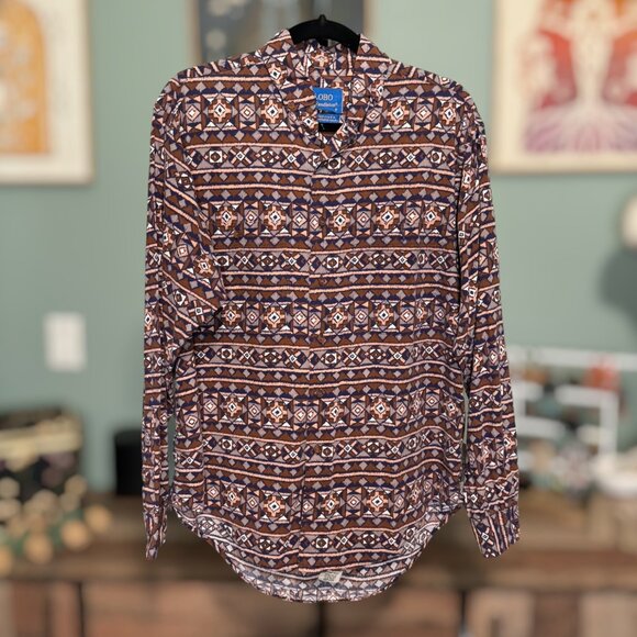 Pendleton Other - Pendleton Vintage Lobo Button up shirt Size M Aztec Western Southwestern